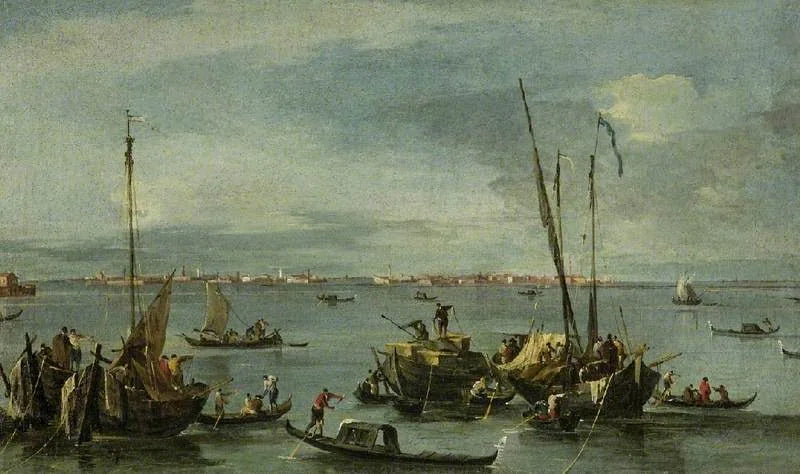 Widok na Murano z Fondamente Nuove, Wenecja - Francesco Guardi