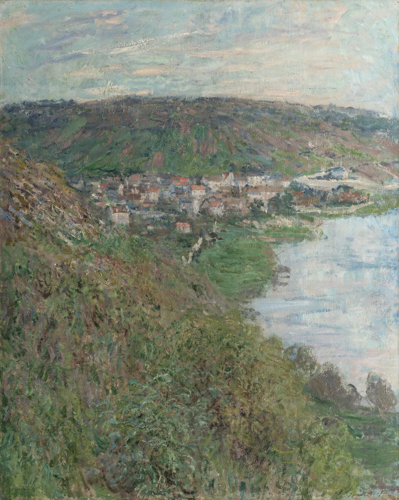 Widok na Vétheuil W603 - Claude Monet