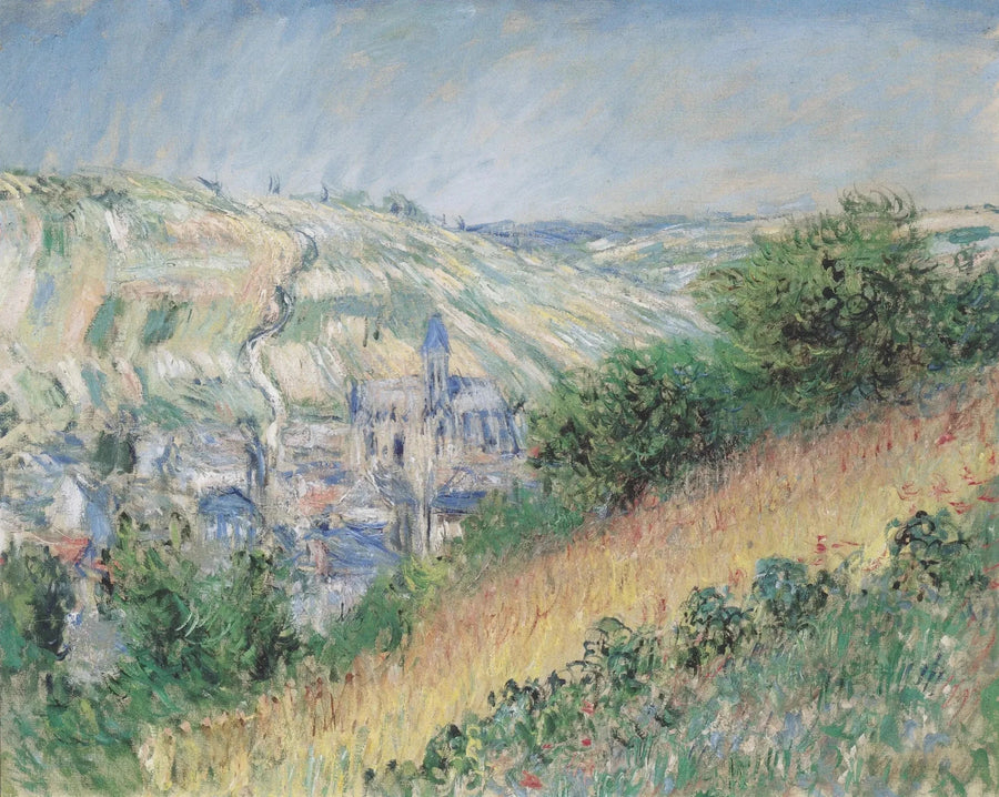 Widok na Vétheuil W696 - Claude Monet