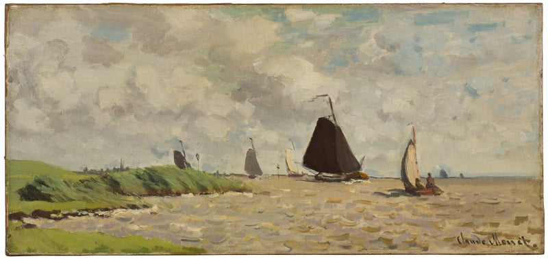 Widok na Voorzaan W179 - Claude Monet