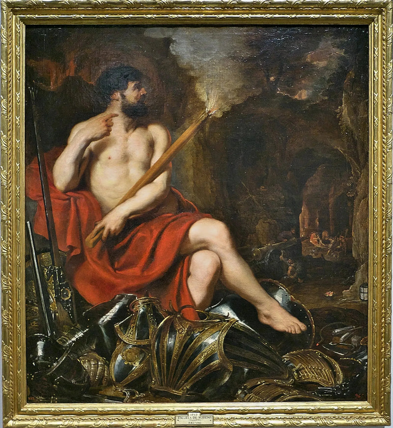 Wulkan i ogień - Peter Paul Rubens