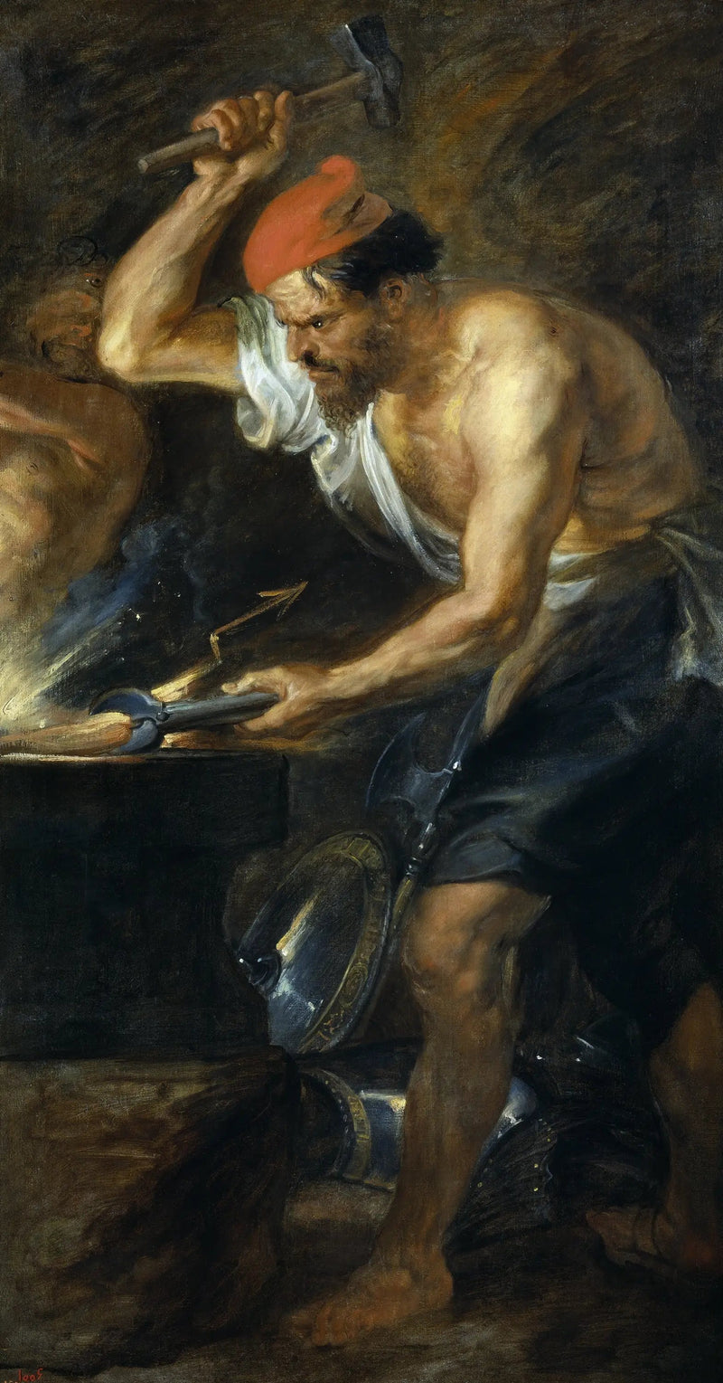 Vulcan kuje burze Jowisza - Peter Paul Rubens