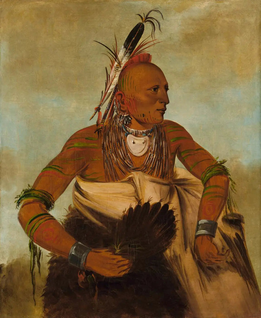 Wa-ho-béck-ee, piękny odważny - George Catlin