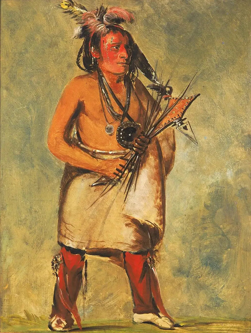 Wa-kon-chásh-kaw, Ten, który przychodzi na grzmot - George Catlin