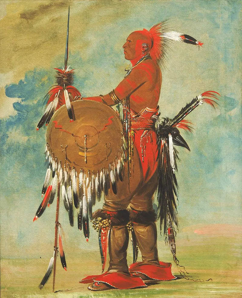 Wáh-pa-ko-lás-kuk, ścieżka niedźwiedzia - George Catlin