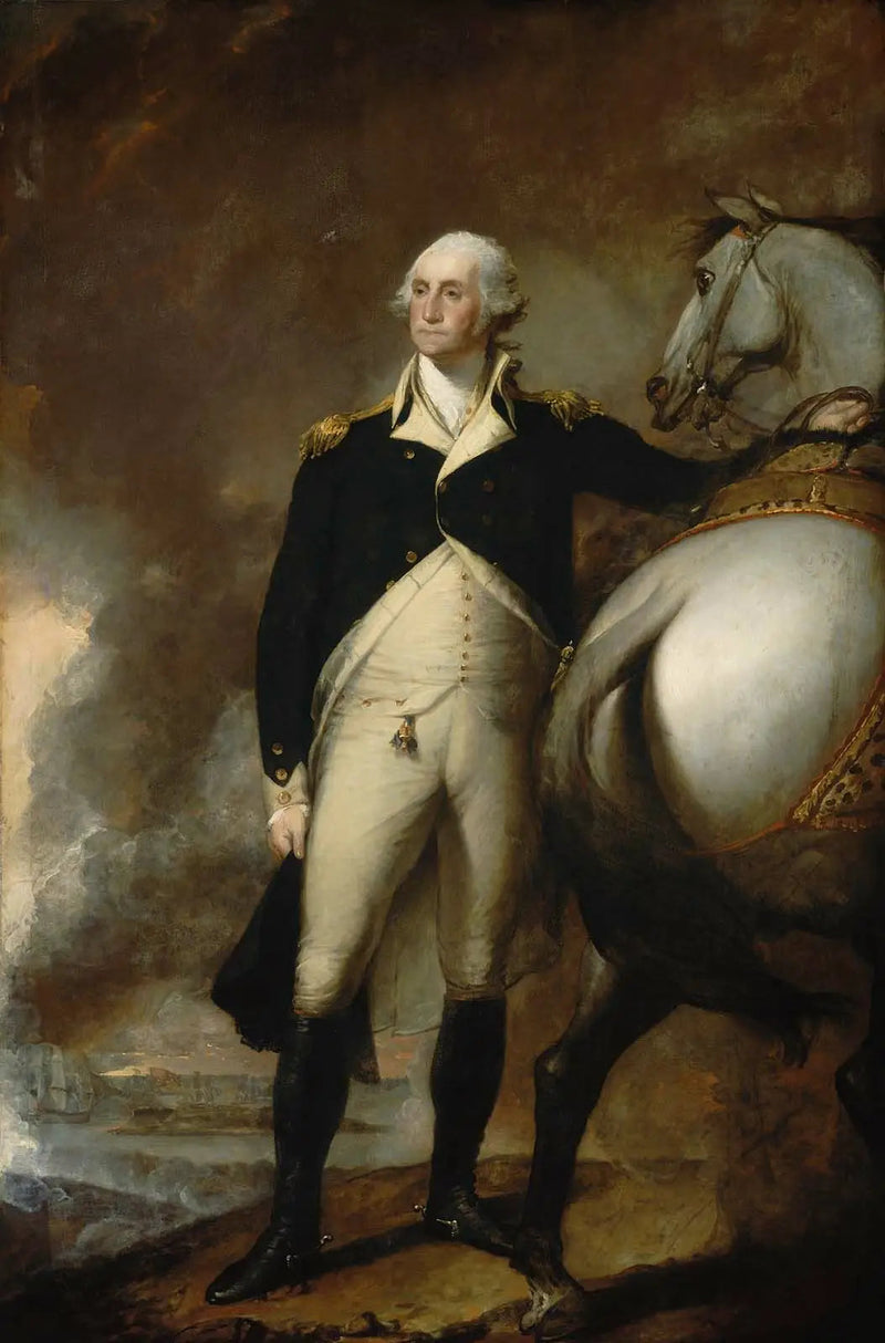 Waszyngton na Wzgórzach Dorchester - Gilbert Stuart