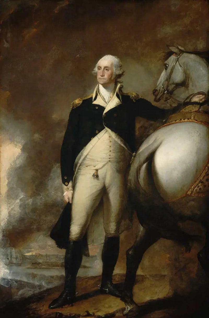 Waszyngton na Wzgórzach Dorchester - Gilbert Stuart