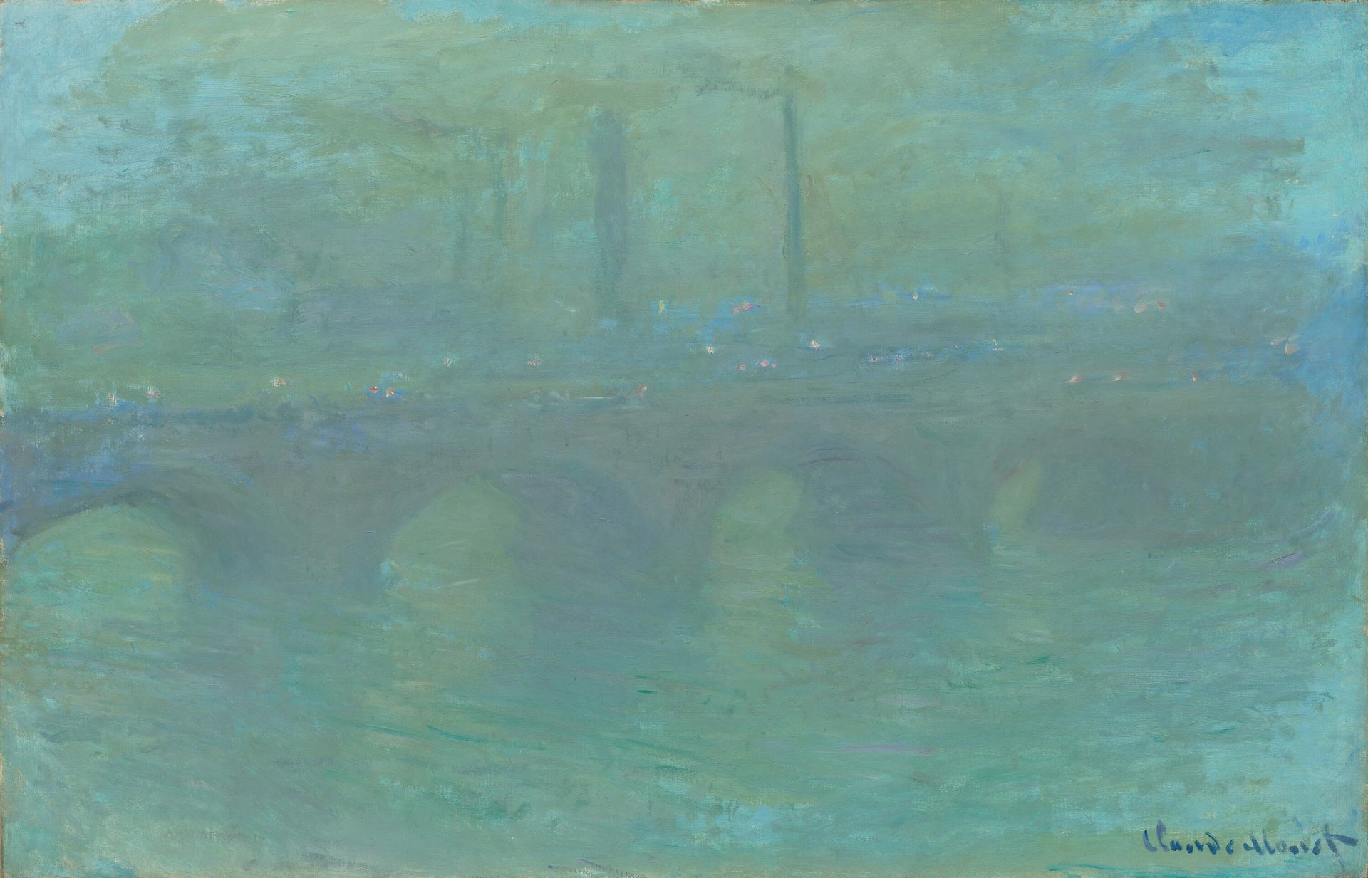 Waterloo Bridge, Londres, au crépuscule - Claude Monet