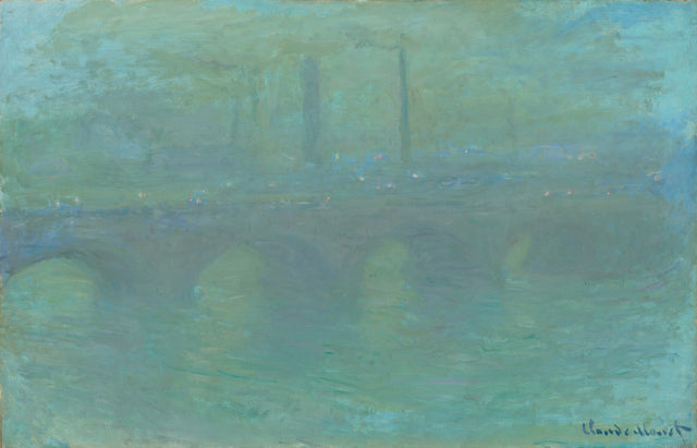 Most Waterloo, o zmierzchu - Claude Monet
