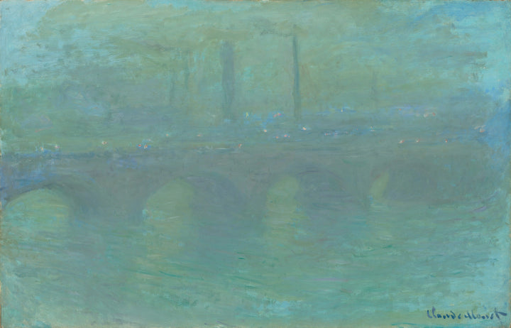 Most Waterloo, o zmierzchu - Claude Monet