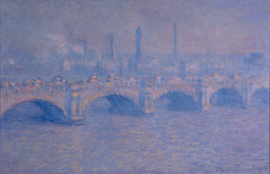 Most Waterloo, efekt słońca W1587 - Claude Monet