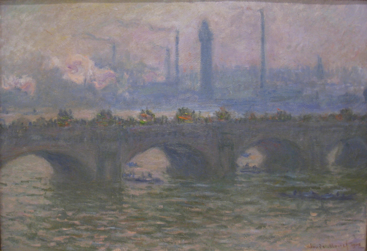 Most Waterloo, Worcester W1568 - Claude Monet