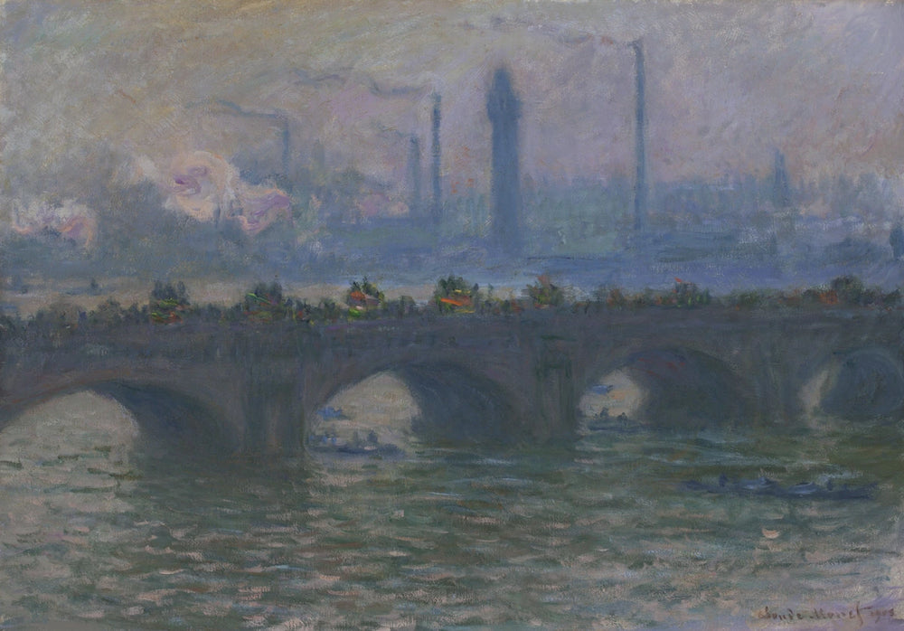 Waterloo Bridge de Claude Monet, 1903 – Worcester Art Museum 1910.37, Wildenstein 1568