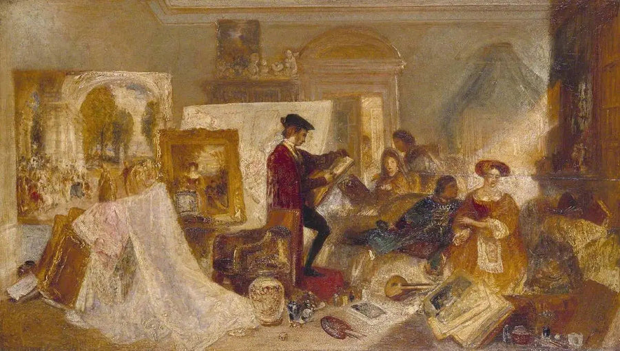 Studium Watteau według zasad Fresnoya - J. M. W. Turner