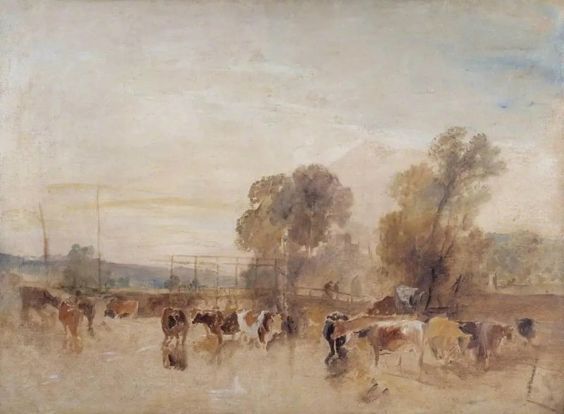 Weir i bydło - J. M. W. Turner