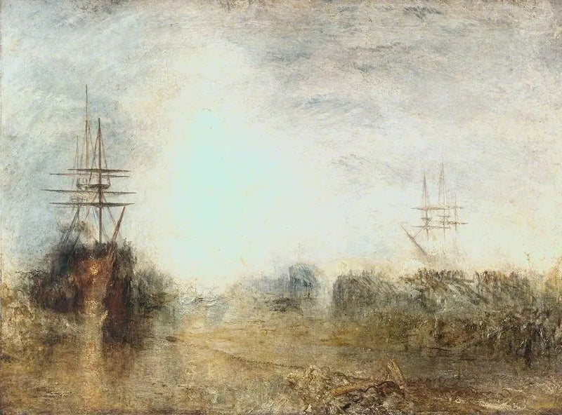 Włócznicy (Gotujący tłuszcz) Uwięzieni w Złej Lodzie, Starający się Wydostać - J. M. W. Turner