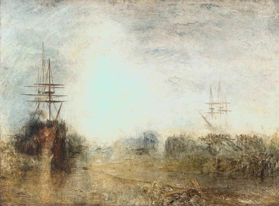 Włócznicy (Gotujący tłuszcz) Uwięzieni w Złej Lodzie, Starający się Wydostać - J. M. W. Turner