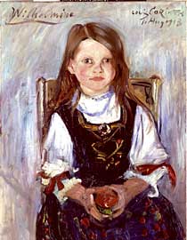 Wilhelmine im Trachtenkleid - Lovis Corinth