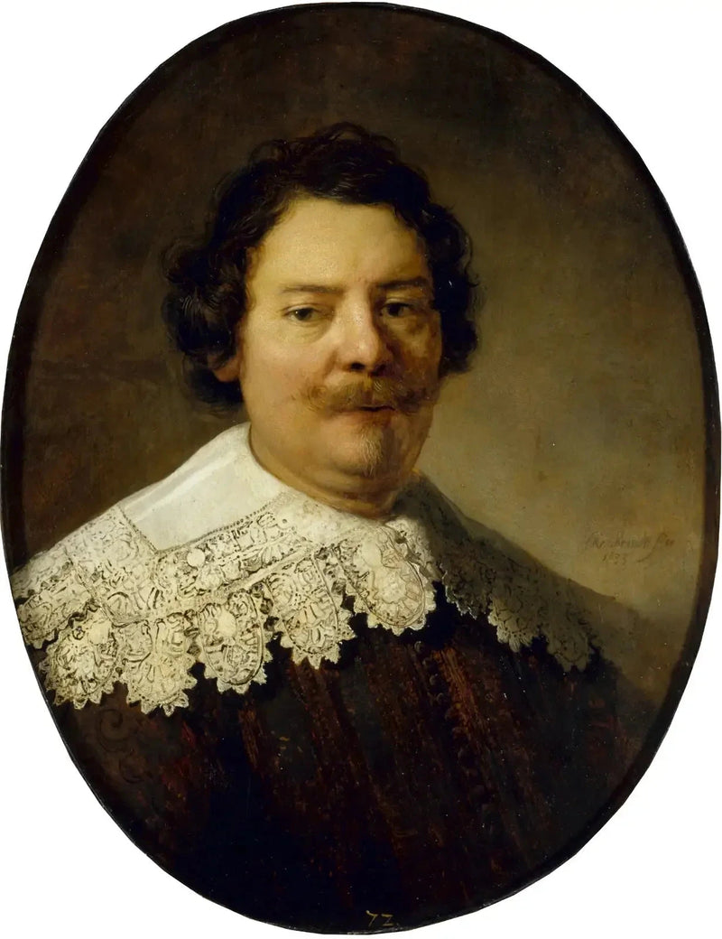 Portret Willema Burggraeffa, męża Maertgen van Bilderbeecq - Rembrandt