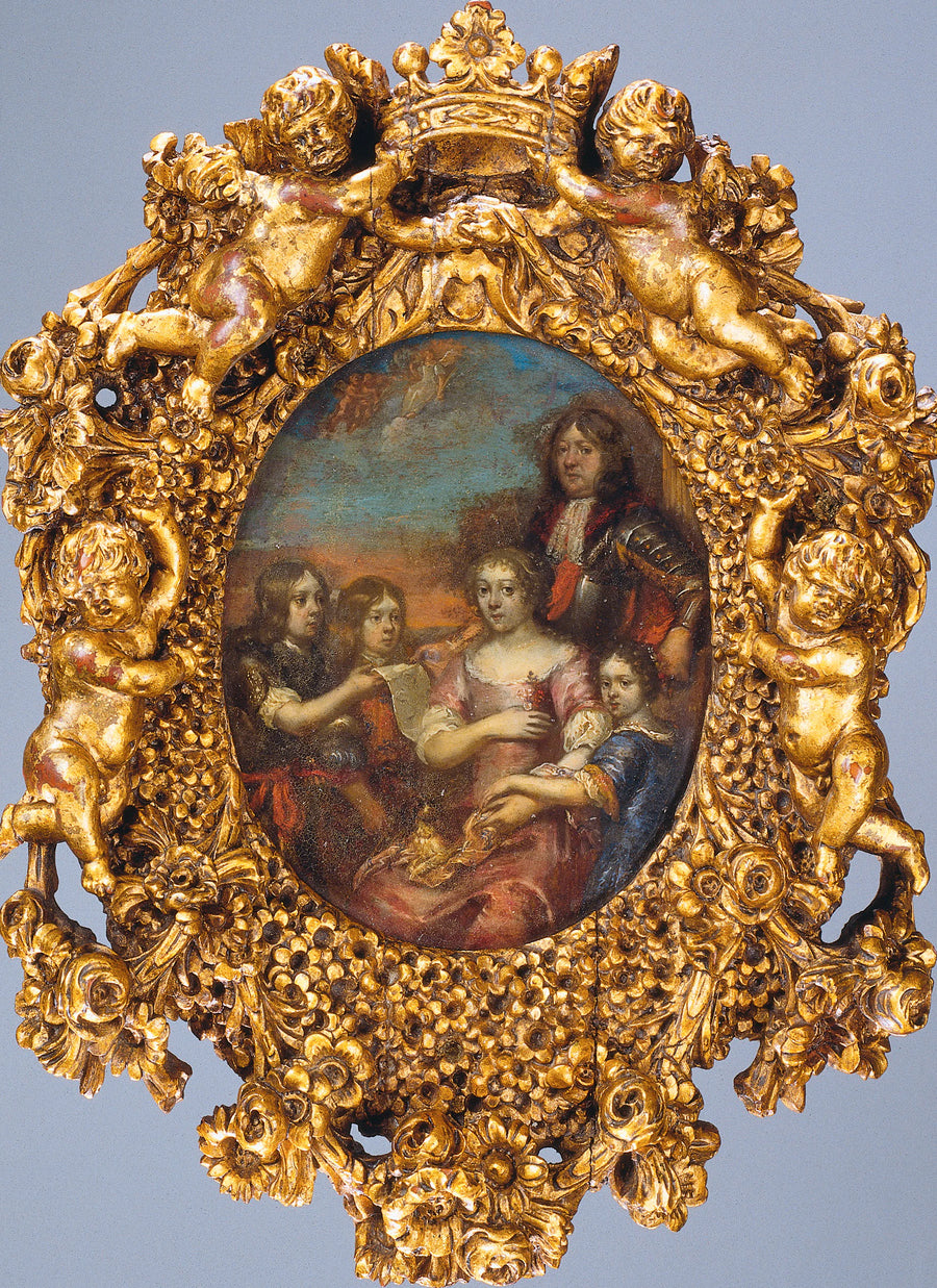 Willem Hadriaan van Nassau (1623-1705), seigneur d'Odijk, avec sa femme et ses enfants - Gerard Hoet