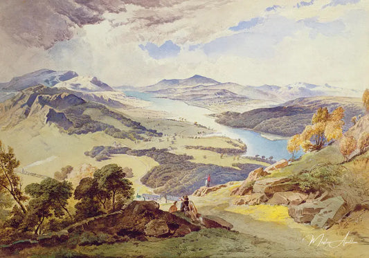 Windermere depuis le sommet d'Ormot - William Turner - Reproductions de tableaux et peintures haut de gamme