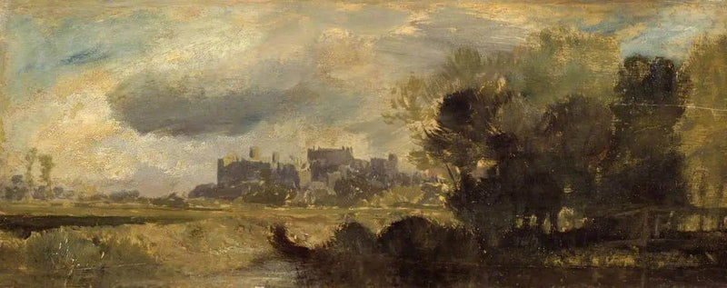 Zamek Windsor z łąk - J. M. W. Turner