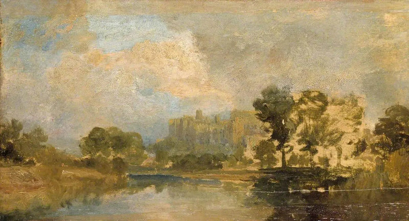 Zamek Windsor z rzeki - J. M. W. Turner