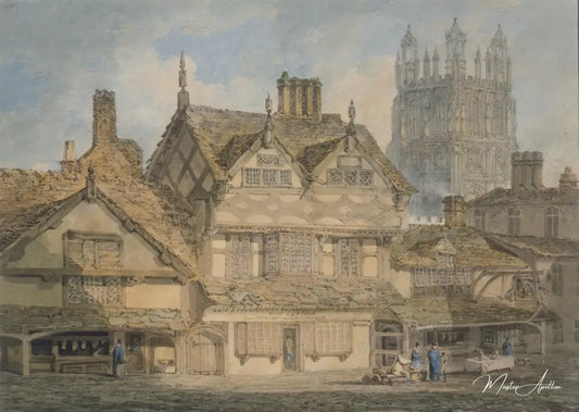 Wrexham, Denbighshire - William Turner - Reproductions de tableaux et peintures haut de gamme