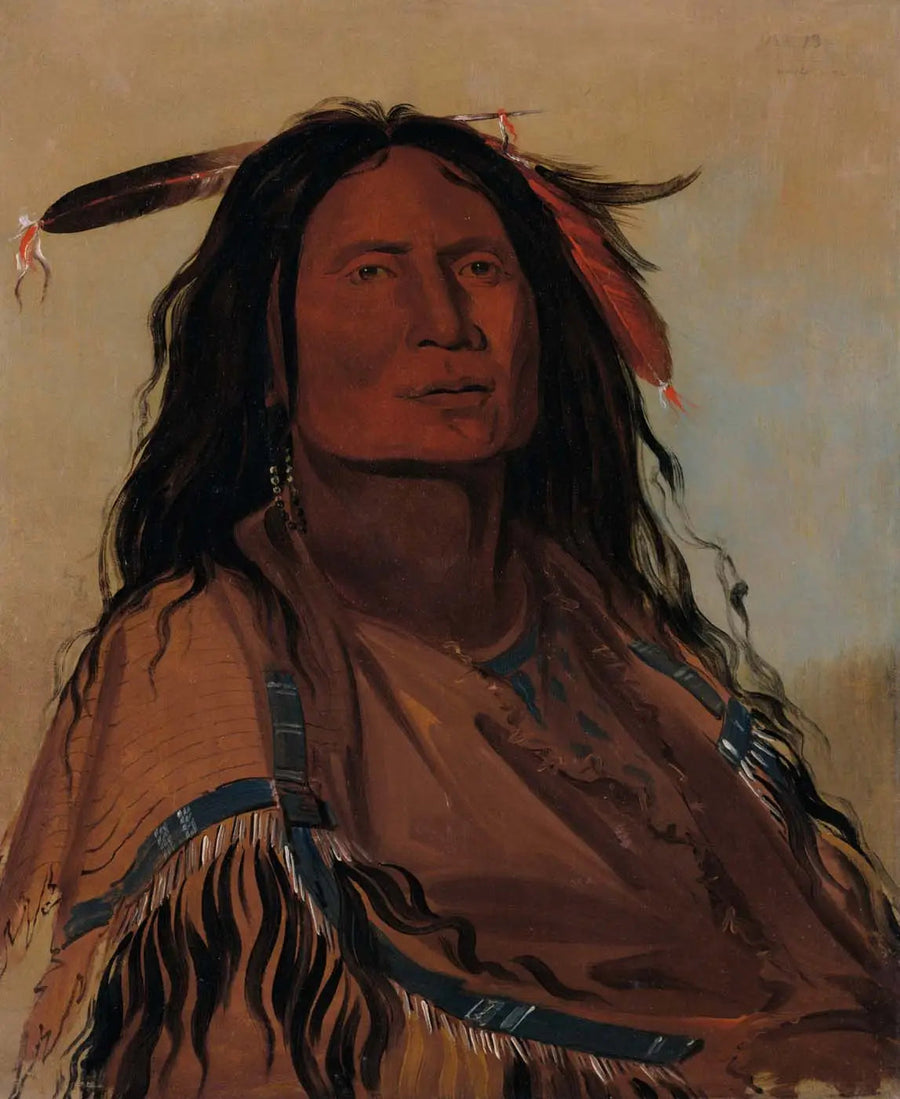 Wúk-mi-ser, Kukurydza, wojownik Miniconjou - George Catlin