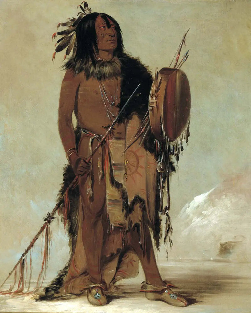 Wún-nes-tou, Buffle blanc, stary uzdrowiciel - George Catlin