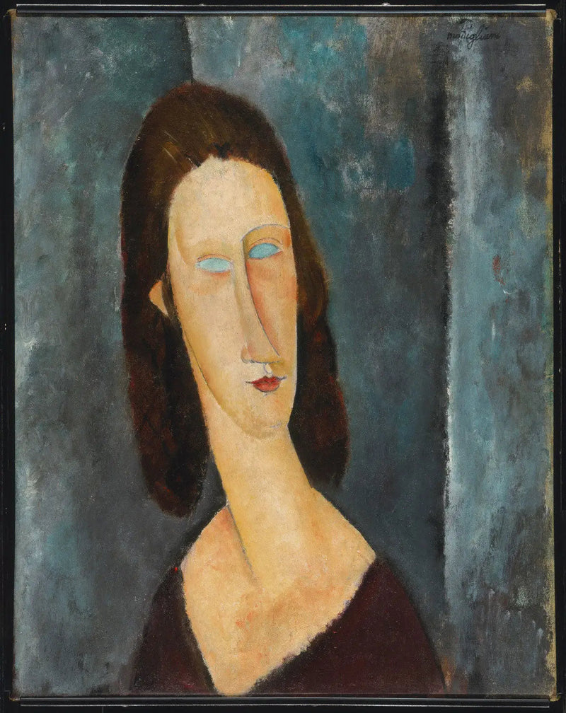 Niebieskie oczy (Portret Madame Jeanne Hébuterne) - Amedeo Modigliani