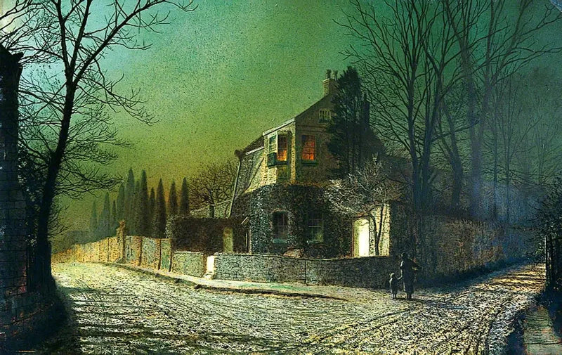 Yew Court, Scalby, niedaleko Scarborough - John Atkinson Grimshaw