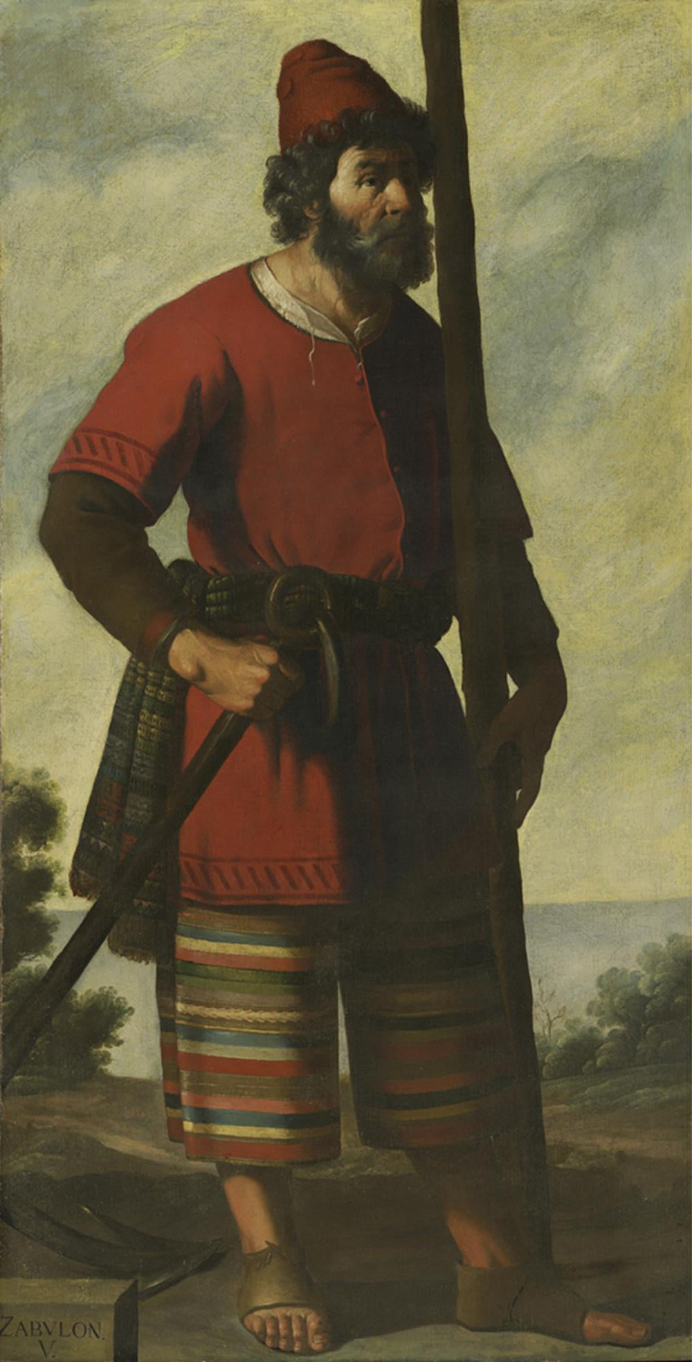 Zabulon - Francisco de Zurbarán image 1 reproduction de peinture à l’huile