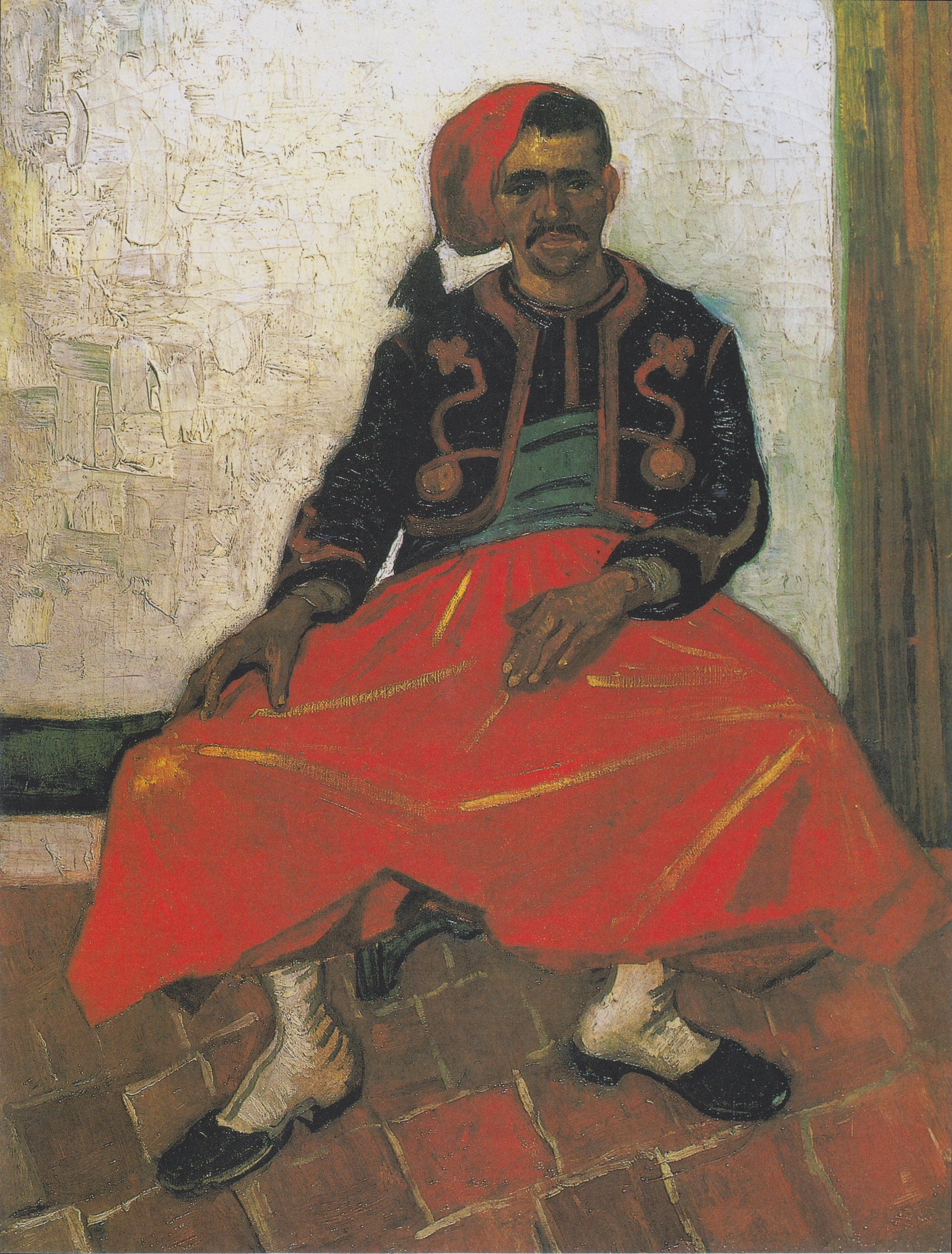 Le Zouave assis F424 de Vincent van Gogh
