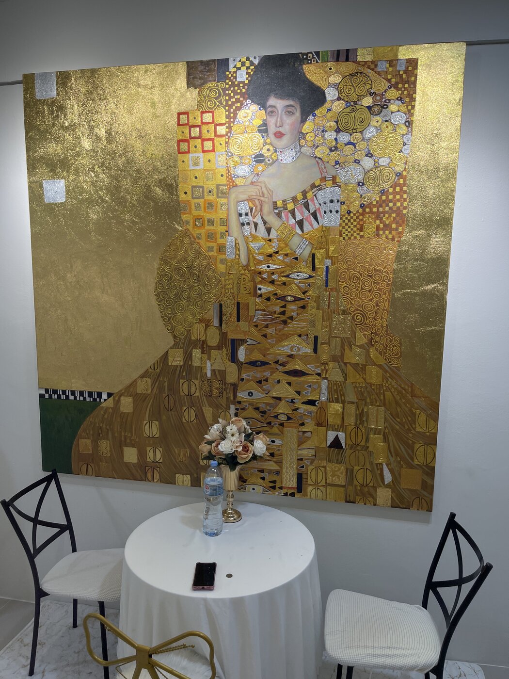 Portrait of Adele Bloch-Bauer in golden tones